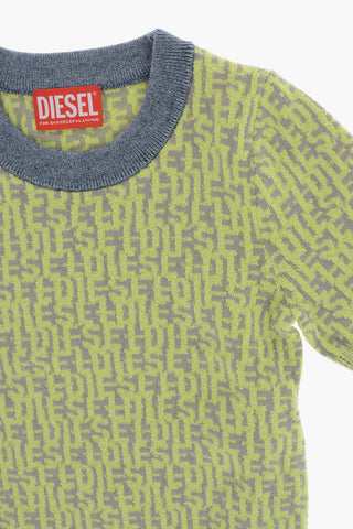 Maglia Girocollo KIYLLA a Maniche Corte con Logo All-Over