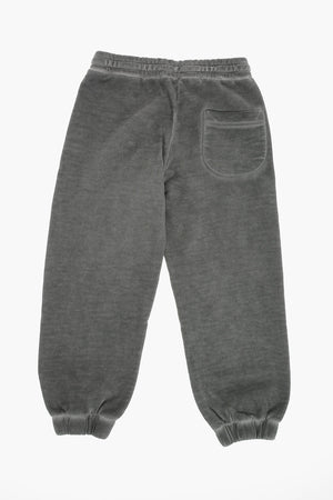 Baumwoll-Joggers mit Delavé-Effekt