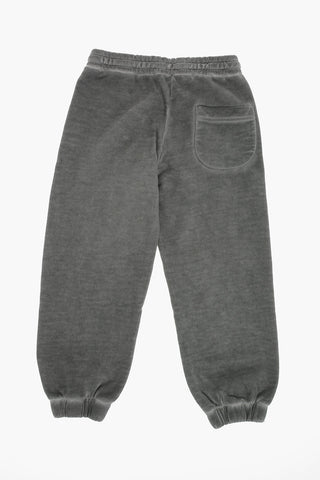 Baumwoll-Joggers mit Delavé-Effekt
