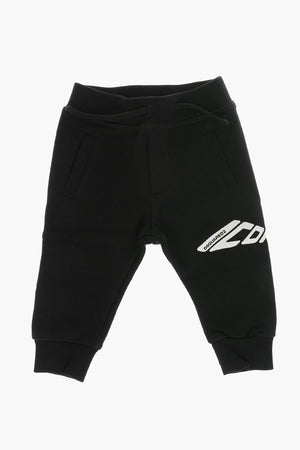 ICON Solid Joggers with Printed Logo