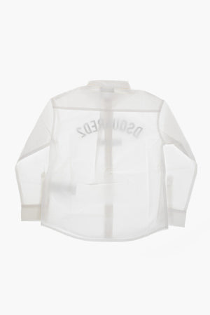 Cotton Poplin Shirt With Italian Collar