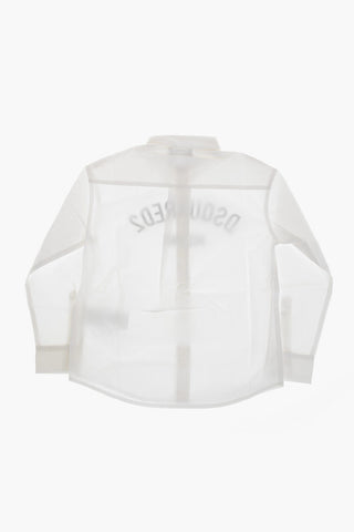 Cotton Poplin Shirt With Italian Collar