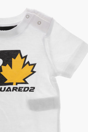 Uni-Rundhals-T-Shirt Mit Frontprint