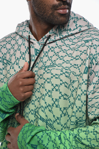 SPORTSWEAR Felpa Hoodie RTW Motivo Monogram Degradè