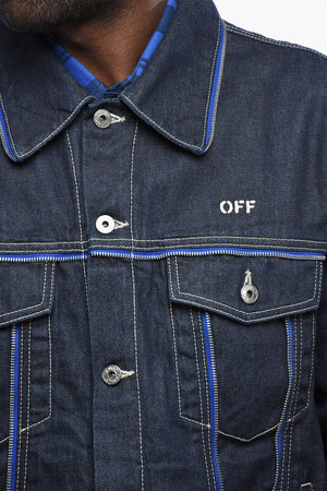 Dark Wash Denim Jacket ZIP SKATE