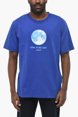 T-Shirt mit Rundhalsausschnitt ONTHEGO mit Frontprint
