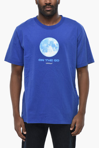 T-Shirt mit Rundhalsausschnitt ONTHEGO mit Frontprint
