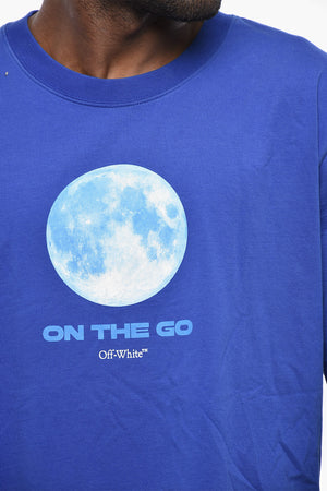 T-Shirt mit Rundhalsausschnitt ONTHEGO mit Frontprint