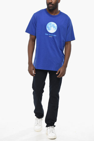 T-Shirt mit Rundhalsausschnitt ONTHEGO mit Frontprint