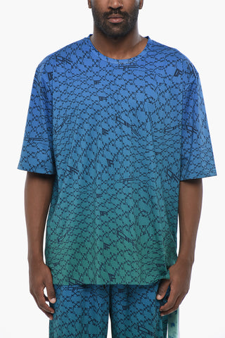 SPORTSWEAR T-Shirt Aus Technischem Gewebe Mit Degradé-Monogramm-Motiv