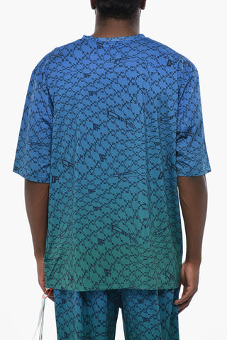 SPORTSWEAR T-Shirt Aus Technischem Gewebe Mit Degradé-Monogramm-Motiv