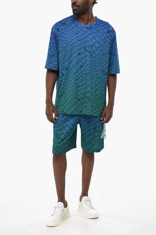 SPORTSWEAR T-Shirt Aus Technischem Gewebe Mit Degradé-Monogramm-Motiv