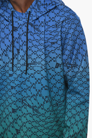 SPORTSWEAR Felpa Hoodie RTW Motivo Monogram Degradè