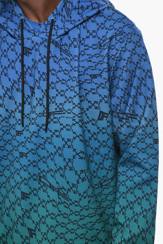 SPORTSWEAR 후드 스웨트셔츠 RTW 모노그램 그라데이션 패턴