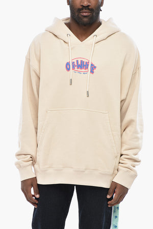 Hoodie SKETCH ARROW aus angerauter Baumwolle