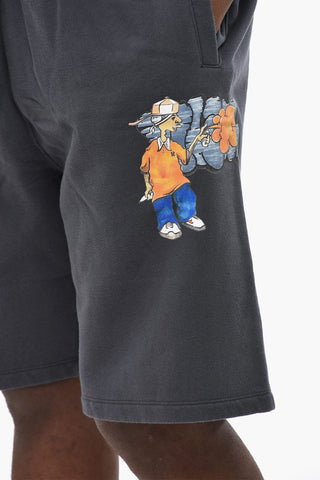 SEASONAL Jersey-Shorts GRAFFITI mit Print
