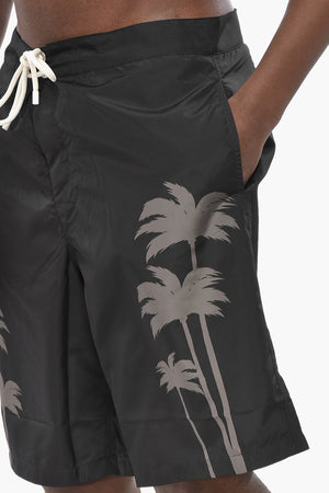 Boxer-Badehose mit Palmenprint