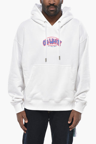 Hoodie SKETCH ARROW aus angerauter Baumwolle