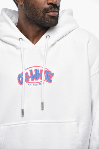 Hoodie SKETCH ARROW aus angerauter Baumwolle