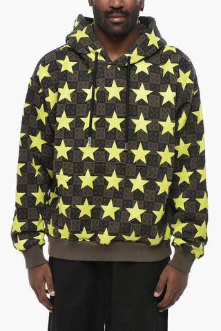 Printed Cotton Hoodie STRAS