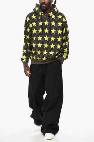 Printed Cotton Hoodie STRAS