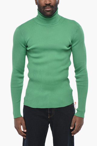 SEASONAL Ribbed Cotton Turtleneck HELVET