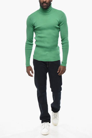 SEASONAL Ribbed Cotton Turtleneck HELVET
