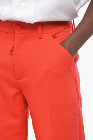 TAILORING Jersey Bootcut Trousers SAMBA