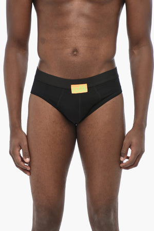 ICON Cotton Briefs with Logo Waistband