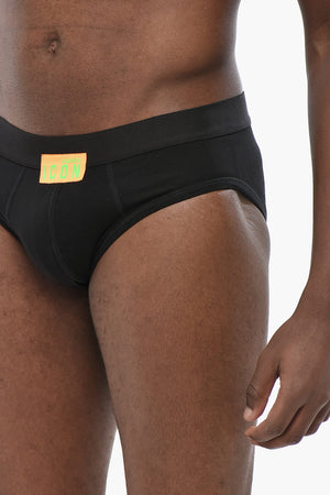 ICON Cotton Briefs with Logo Waistband
