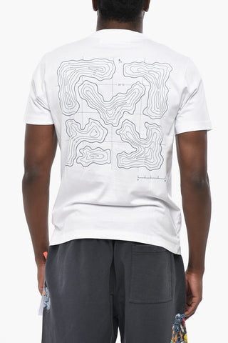 Rundhals-T-Shirt ARROW ISLAND Aus Baumwolle Mit Aufdruck
