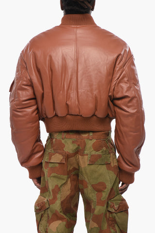 Bomber Imbottito WAVE OFF in Pelle