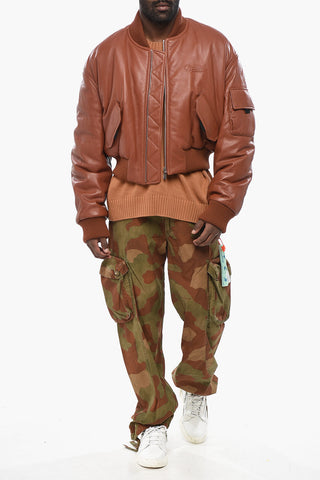 Bomber Imbottito WAVE OFF in Pelle