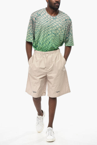 SEASONAL Nylon Shorts QUOTE With Elastic Waist