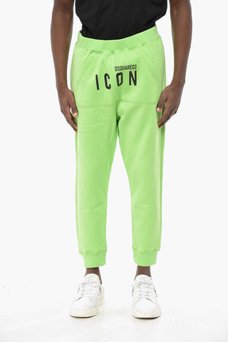 ICON Joggers Loose Fit in Cotone Felpato con Tasca a Canguro