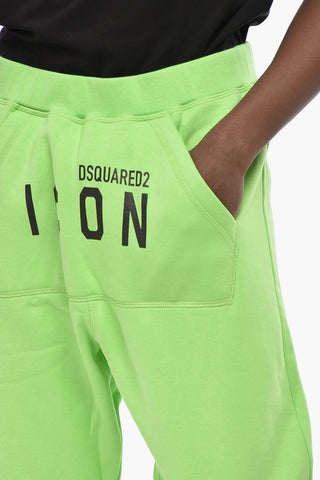 ICON Joggers Loose Fit in Cotone Felpato con Tasca a Canguro