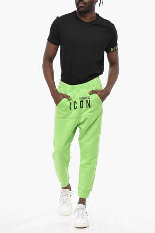 ICON Joggers Loose Fit in Cotone Felpato con Tasca a Canguro
