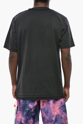 SEASONAL T-Shirt mit Rundhalsausschnitt WAVE OFF mit Logodruck