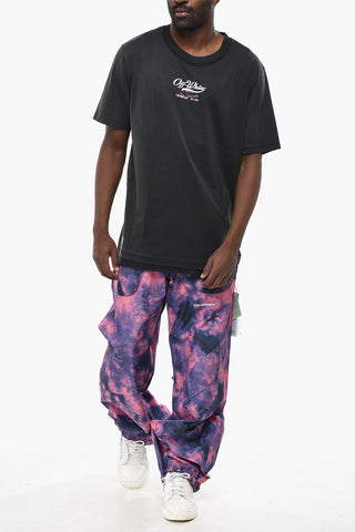 SEASONAL T-Shirt mit Rundhalsausschnitt WAVE OFF mit Logodruck