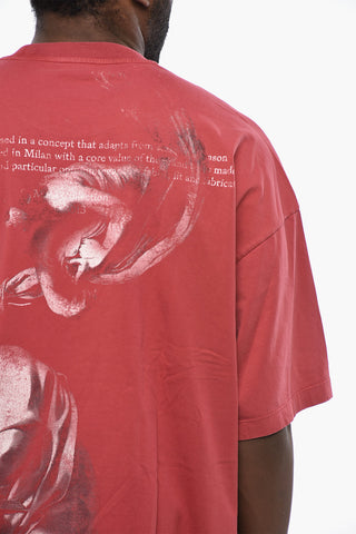 T-Shirt Mit Rundhalsausschnitt S.MATTHEW Aus Baumwolle Mit Print