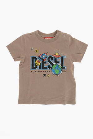 Bedrucktes Rundhals-T-Shirt