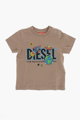 T-Shirt Girocollo Stampata