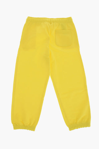 Joggers aus gebürsteter Baumwolle in Uni mit Oval-D-Logo
