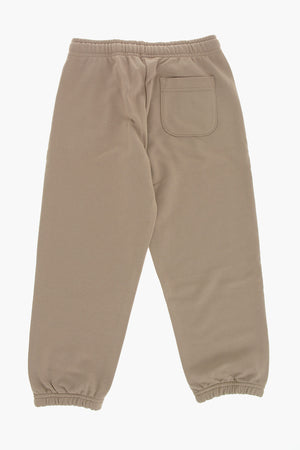 Joggers in Felpa con Logo Oval-D Argentato