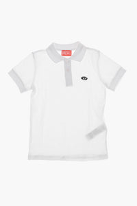Polo aus Baumwoll-Piqué mit Oval-D-Logo