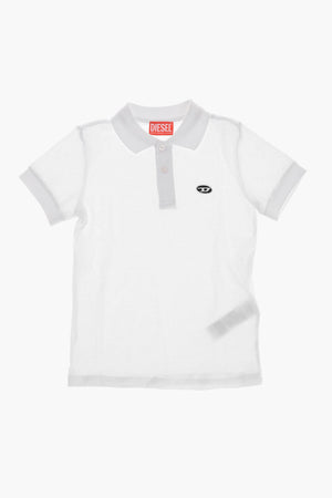 Cotton Piqué Polo with Oval-D Logo
