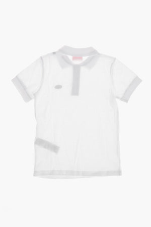 Cotton Piqué Polo with Oval-D Logo