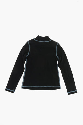 Maglia Leggera a Collo Alto e a Costine