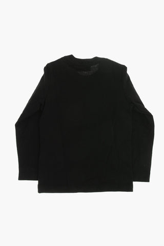 ICON Long-Sleeve Crewneck T-Shirt With Printed Logo