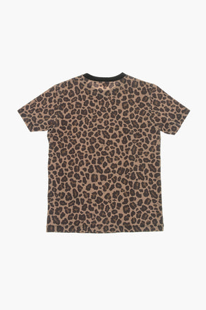 T-Shirt mit Rundhalsausschnitt und Tiermuster